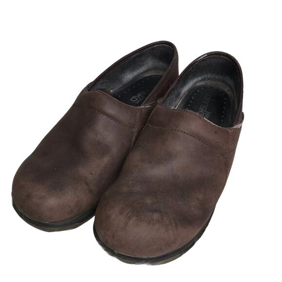 Dansko Brown Sport Brown Slip On Clogs 41 / 11 - Picture 1 of 8